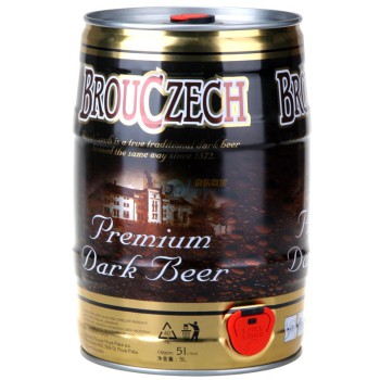 Brouczech布鲁杰克 黑啤5L 捷克进口桶装啤酒