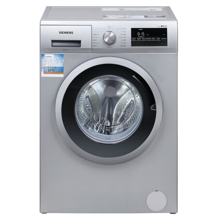 SIEMENS西门子 XQG80-WM10N1C80W 8公斤 变频滚筒洗衣机(银色)
