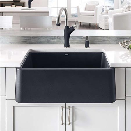 Blanco铂浪高 IKON™ APRON FRONT 复合花岗岩厨房水槽