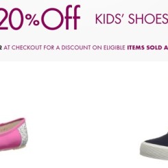 Amazon美国亚马逊 男、女款童鞋 优惠码