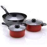 炊大师 锅具套装 炒锅厨房三件套 厨餐无烟锅(炒锅+汤锅+奶锅)