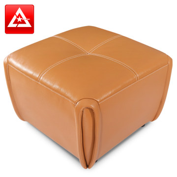 奥尔凡专柜正品凳子 真皮梳妆沙发圆凳