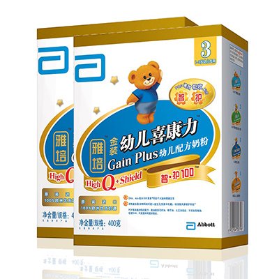 苏宁:Abbott雅培金装智护幼儿喜康力3段400g*6盒