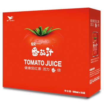 统一 番茄汁180ml*15罐礼盒装