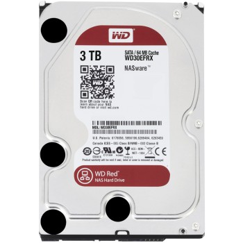 WD 西部数据 WD30EFRX 红盘 3TB SATA3 64M 台式机硬盘