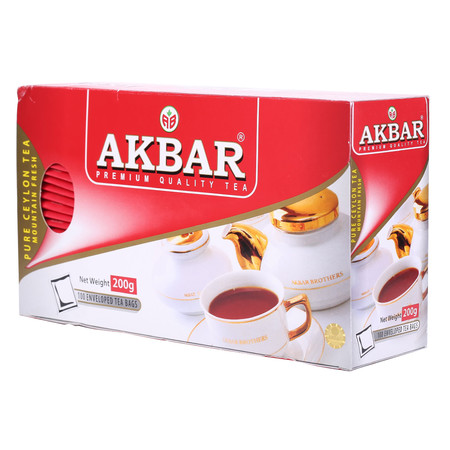 AKBAR阿客巴 斯里兰卡进口 高山锡兰红茶 200g