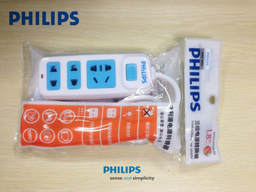 Philips飞利浦 便携插座SPN2232接线板 1.8米