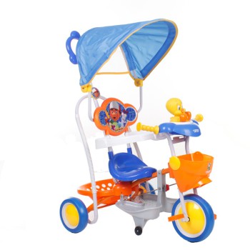 Happydino小龙哈彼 儿童三轮伞推车LSR401R-W-H204 蓝色