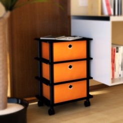 慧乐家 乐其三层带抽收纳架 2色可选