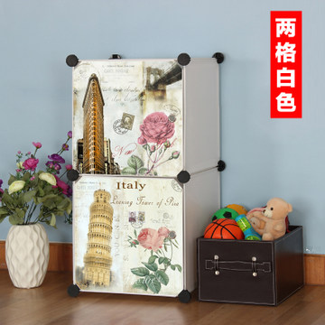 菲斯卡 宝宝儿童衣柜 塑料魔片卧室宜家柜