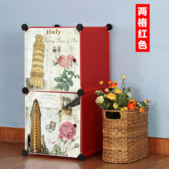 菲斯卡 宝宝儿童衣柜 塑料魔片卧室宜家柜 2色可选