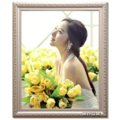 镜界世家 欧式实木10寸相框 支架挂式两用