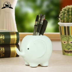 欣润 可爱大象笔筒小摆件 创意装饰品 3色可选