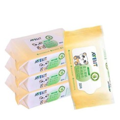 AVENT 新安怡 婴儿臀部柔润湿巾80抽连包(3+1)