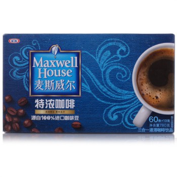 麦斯威尔 三合一特浓咖啡 13g*60条