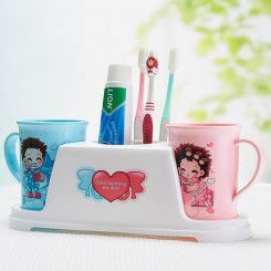 顺美 可爱情侣牙具套装