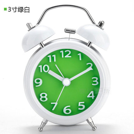 智造生活 创意静音夜光儿童小闹钟