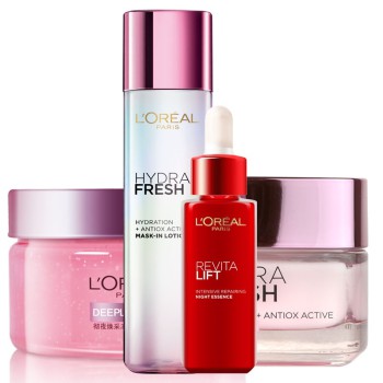 L'OREAL 欧莱雅 清润保湿修护套装
