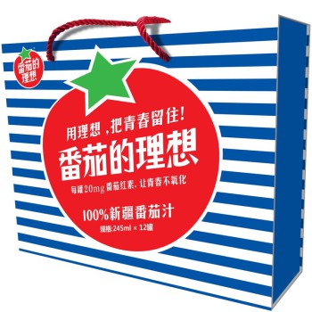番茄的理想 番茄汁 245ml*12罐 礼盒装