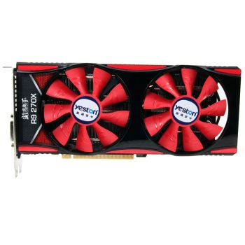 yeston盈通 R9 270X-2048GD5 PA 游戏高手 1000MHz/5600MHz 2G/256bit/GDDR5显卡