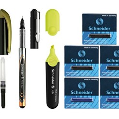 Schneider 施耐德 金蝶Voice 套装(含钢笔/走珠笔/荧光笔/吸墨管1支/墨胆5盒)