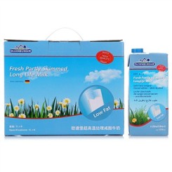 Oldenburger 欧德堡 部分脱脂牛奶礼盒装1L*6瓶