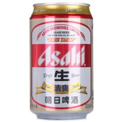 Asahi朝日啤酒 清爽生 330ml*24听 整箱装