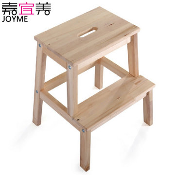 嘉宜美 阶梯凳 玛留斯木凳子 实木方凳