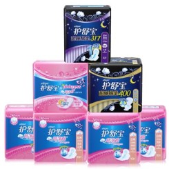 Whisper护舒宝 超净棉丝薄日夜组合卫生巾7包装(日用10片*4+甜睡317mm4片+甜睡400mm3片+无香护垫36片)