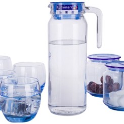 Luminarc 乐美雅 J0335 鹿特丹凝彩水具 7件套