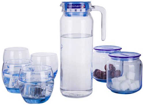 Luminarc 乐美雅 J0335 鹿特丹凝彩水具 7件套