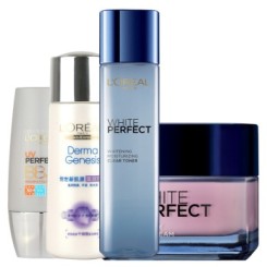 LOREAL 欧莱雅 雪颜美白防晒护肤套装