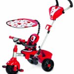 Little Tikes 小泰克 豪华软座3合1推行三轮车(红色)
