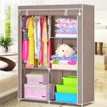 索尔诺 布衣柜 加固钢架简易衣橱 4色可选