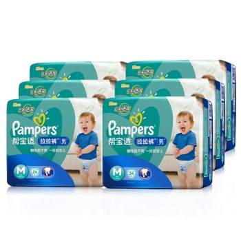 Pampers帮宝适 特级棉柔拉拉裤 中号M144片