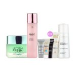 L'OREAL PARIS 巴黎欧莱雅 清润保湿护肤套装+清润旅行3件套/雪颜小样5件套