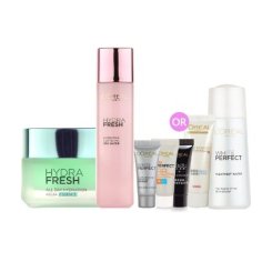 L'OREAL PARIS 巴黎欧莱雅 清润保湿护肤套装+清润旅行3件套/雪颜小样5件套