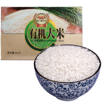 绿之源农庄 有机大米 礼盒装 5kg