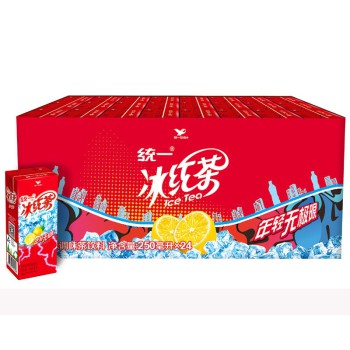 统一 鲜橙多/冰红茶 250ml*24盒/箱 整箱
