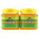 北大荒 东北黑蜂椴树蜂蜜1000g*2瓶 东北特产