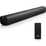 PHILIPS飞利浦 HTL1100/93迷你音响 超薄回音壁家庭影院 黑色