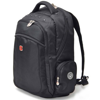 瑞士军刀威戈Wenger 14寸中性时尚耐磨双肩电脑背包 S859109045黑色