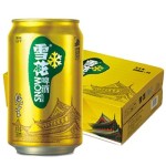 Snowbeer雪花啤酒 8度纯生330ml*24听整箱装