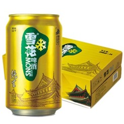 Snowbeer雪花啤酒 8度纯生330ml*24听整箱装