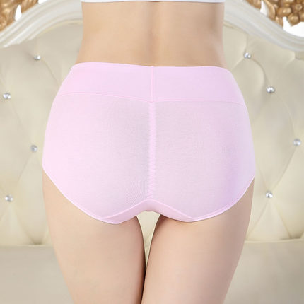 浪莎 棉质高腰收腹提臀三角裤 性感内裤4条