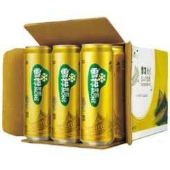 Snowbeer雪花啤酒 8度纯生500ml*12听 整箱装