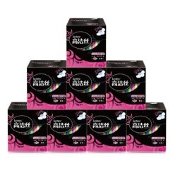 Kotex高洁丝 尊享系列卫生巾 丝薄双质感面层日用240mm 10片*8包