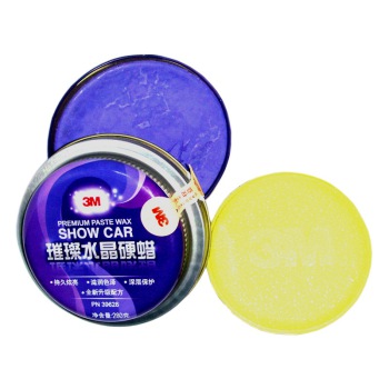 3M 车蜡 璀璨水晶硬蜡PN39628 含打蜡海绵