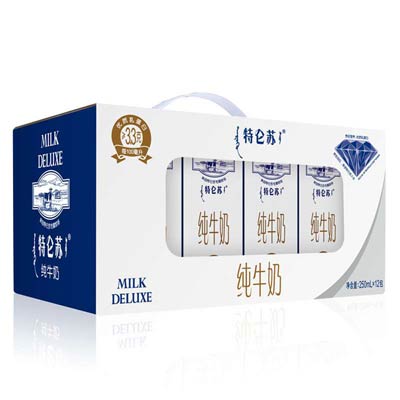 蒙牛 特仑苏 纯牛奶 250ml*12盒