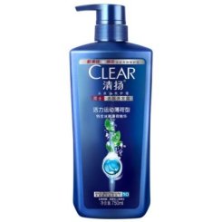 CLEAR清扬 男士去屑洗发露活力运动薄荷型750ml